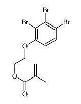 2-(2,3,4-tribromophenoxy)ethyl 2-methylprop-2-enoate结构式