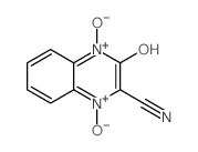 4-hydroxy-1-oxido-3-oxo-quinoxaline-2-carbonitrile structure