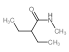 Butanamide, 2-ethyl-N-methyl- structure