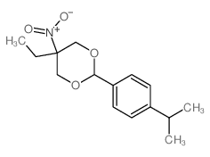 1,3-Dioxane,5-ethyl-2-[4-(1-methylethyl)phenyl]-5-nitro-结构式