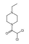 Piperazine, 1-(dichloroacetyl)-4-ethyl- (9CI) structure