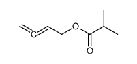 4-isobutyryloxy-buta-1,2-diene Structure