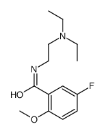 N-[2-(diethylamino)ethyl]-5-fluoro-2-methoxybenzamide Structure