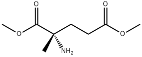 2-Methyl-2-aminopentanedioic acid dimethyl ester Structure