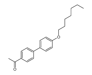 1-[4-(4-heptoxyphenyl)phenyl]ethanone Structure