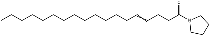 1-(4-Octadecenoyl)pyrrolidine Structure