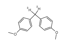 α,α-dideutero-4,4'-dimethoxydiphenylmethane Structure
