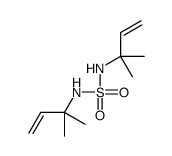 2-methyl-N-(2-methylbut-3-en-2-ylsulfamoyl)but-3-en-2-amine结构式