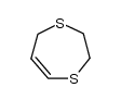 dithia-1,5 cycloheptene-2 Structure