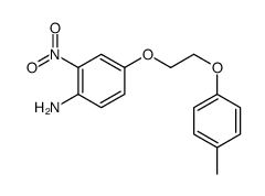 4-[2-(4-methylphenoxy)ethoxy]-2-nitroaniline结构式