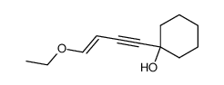 1-(4-ethoxy-but-3-en-1-ynyl)-cyclohexanol Structure