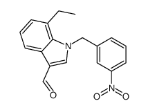 1H-Indole-3-carboxaldehyde,7-ethyl-1-[(3-nitrophenyl)methyl]-(9CI) picture