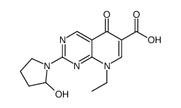 8-ethyl-2-(2-hydroxypyrrolidin-1-yl)-5-oxopyrido[2,3-d]pyrimidine-6-carboxylic acid Structure