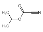 Carbonocyanidic acid,1-methylethyl ester Structure