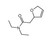 2-(2,5-dihydrofuran-2-yl)-N,N-diethylacetamide结构式