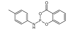 2-(4-methylanilino)-1,3,2-benzodioxaphosphinin-4-one结构式