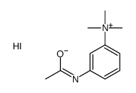 (3-acetamidophenyl)-trimethylazanium,iodide Structure