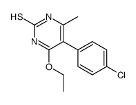 5-(4-chlorophenyl)-4-ethoxy-6-methyl-1H-pyrimidine-2-thione Structure