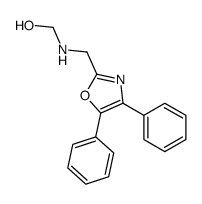 [(4,5-diphenyl-1,3-oxazol-2-yl)methylamino]methanol结构式