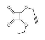 3-ethoxy-4-prop-2-ynoxycyclobut-3-ene-1,2-dione结构式
