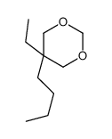 5-butyl-5-ethyl-1,3-dioxane Structure