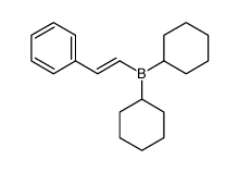 dicyclohexyl(2-phenylethenyl)borane结构式