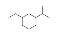 4-ethyl-2,7-dimethyloctane结构式