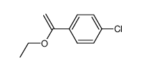 1-chloro-4-(1-ethoxyvinyl)-benzene结构式