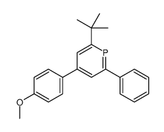 2-tert-butyl-4-(4-methoxyphenyl)-6-phenylphosphinine结构式