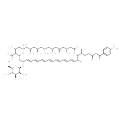 Candicidin D, 40-demethyl-3,7-dideoxo-3,7-dihydroxy-N47-methyl-5-oxo-, methyl ester, cyclic 15,19-hemiacetal结构式