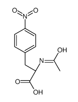 Phenylalanine, N-acetyl-4-nitro- structure