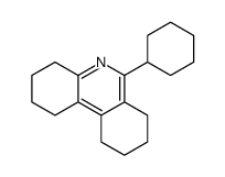 6-cyclohexyl-1,2,3,4,7,8,9,10-octahydrophenanthridine结构式