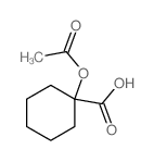 1-acetyloxycyclohexane-1-carboxylic acid structure