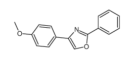 4-(4-methoxyphenyl)-2-phenyl-1,3-oxazole结构式
