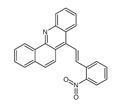 7-(o-Nitrostyryl)benz[c]acridine structure