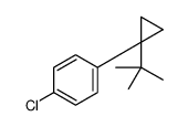 1-(1-tert-butylcyclopropyl)-4-chlorobenzene Structure