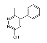 3-methyl-4-phenyl-1H-pyridazin-6-one结构式