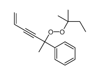 2-(2-methylbutan-2-ylperoxy)hex-5-en-3-yn-2-ylbenzene Structure