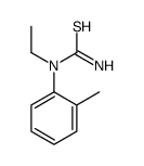 1-ethyl-1-(2-methylphenyl)thiourea结构式