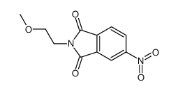 2-(2-methoxyethyl)-5-nitroisoindole-1,3-dione Structure