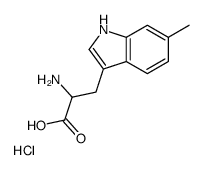 2-amino-3-(6-methyl-1H-indol-3-yl)propanoic acid,hydrochloride结构式