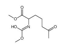 methyl 2-(methoxycarbonylamino)-6-oxoheptanoate Structure