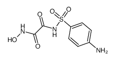 N1-((4-aminophenyl)sulfonyl)-N2-hydroxyoxalamide结构式