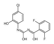 N-[(4-chloro-2-hydroxyphenyl)carbamoyl]-2,6-difluorobenzamide结构式