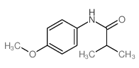 Propanamide,N-(4-methoxyphenyl)-2-methyl- Structure