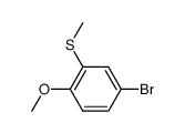 5-溴-2-甲氧基苯甲硫醚结构式