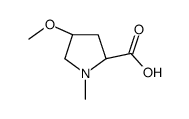 Proline, 4-methoxy-1-methyl- (9CI)结构式