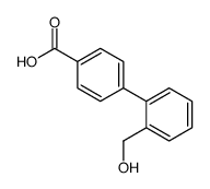 4-[2-(hydroxymethyl)phenyl]benzoic acid Structure