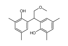 2-[1-(2-hydroxy-3,5-dimethylphenyl)-2-methoxyethyl]-4,6-dimethylphenol Structure