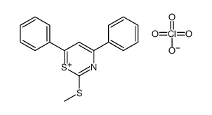(4,6-diphenyl-1,3-thiazin-2-ylidene)-methylsulfanium,perchlorate结构式